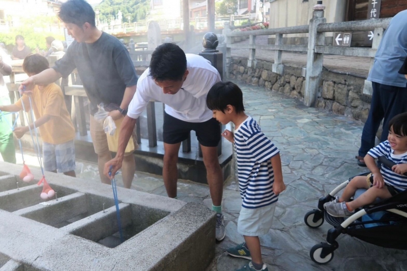 湯村温泉名物「荒湯たまご」づくり体験＜兵庫県/新温泉町＞